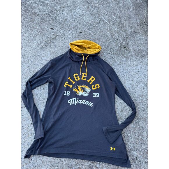 Woman’s under Armour, MU Mizzou light long sleeve top size L - Picture 1 of 6